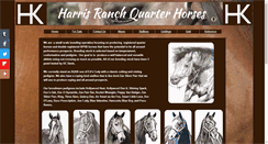 Desktop Screenshot of harrisranches.com