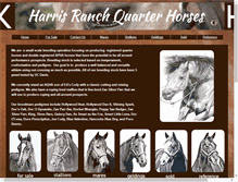 Tablet Screenshot of harrisranches.com